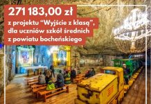 Prawie 272 tys. zł dla powiatu na program „Wyjście z klasą”