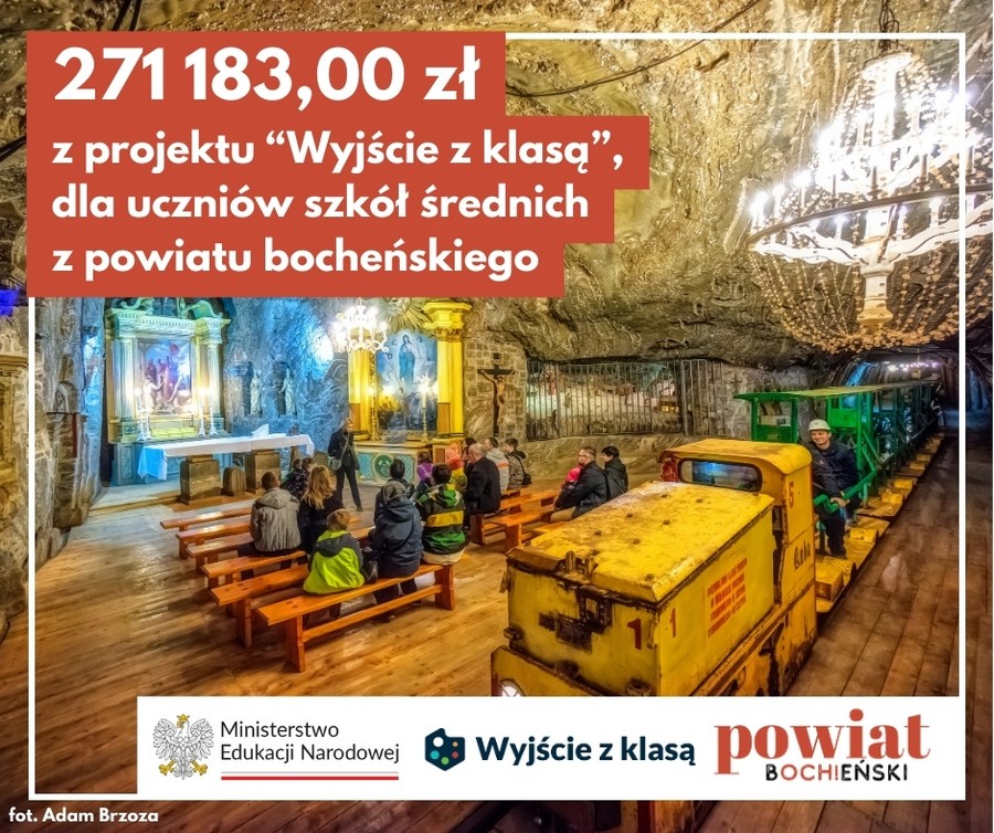 Prawie 272 tys. zł dla powiatu na program „Wyjście z klasą”