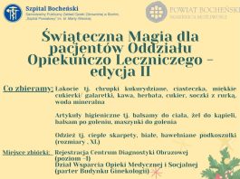 Świąteczna Magia dla Pacjentów Oddziału Opiekuńczo-Leczniczego – edycja II