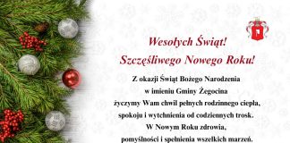 Życzenia od władz Gminy Żegocina
