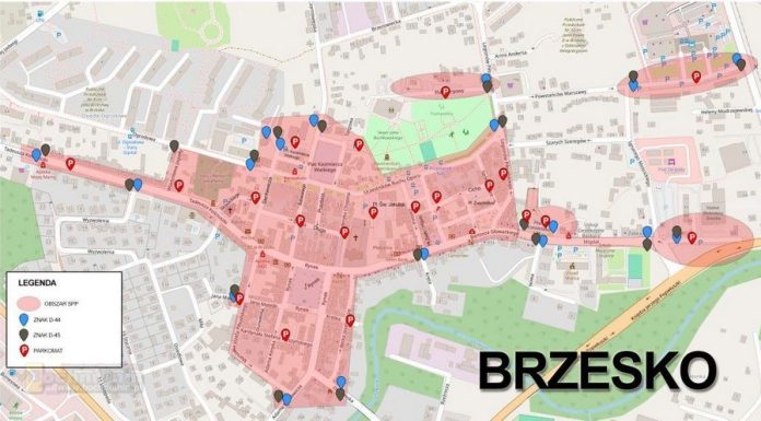 Brzesko porządkuje parkowanie. Nowe zasady i większa strefa od 1 lutego 2026