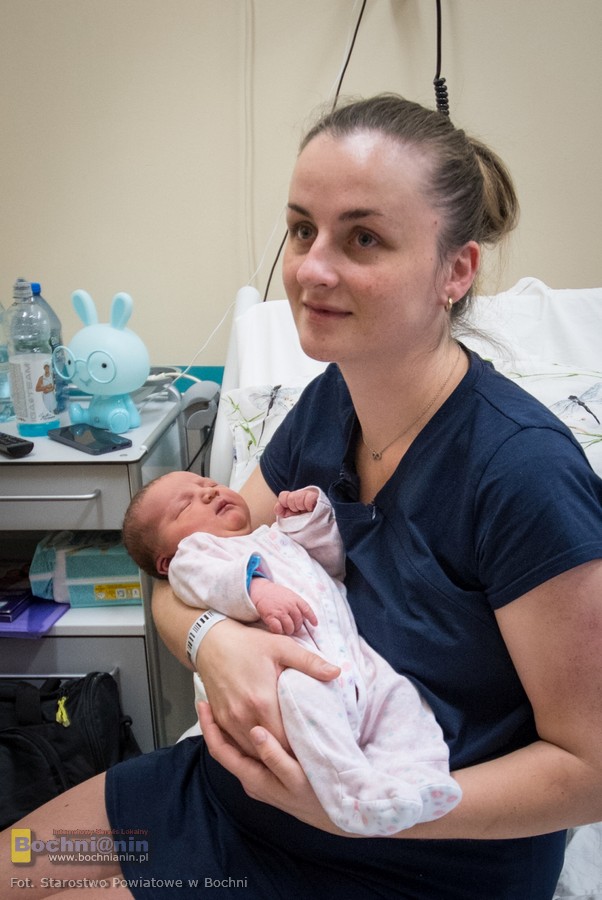 Hania pierwszym dzieckiem urodzonym w 2026 roku w bocheńskim szpitalu