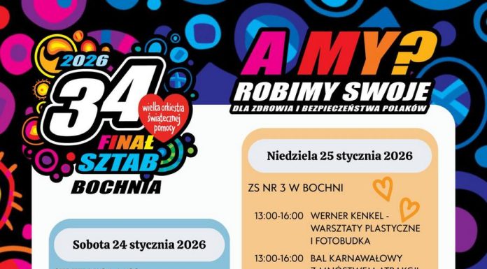 Wielki finał WOŚP już w tę niedzielę. Sprawdź, co będzie się działo w Bochni