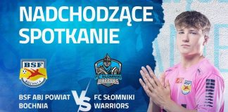 BSF ABJ Bochnia zagra dziś z FC Słomniki Warriors na zakończenie sezonu CLJ U19