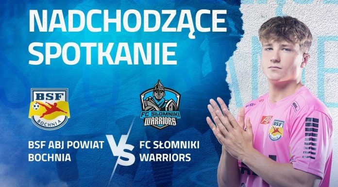 BSF ABJ Bochnia zagra dziś z FC Słomniki Warriors na zakończenie sezonu CLJ U19