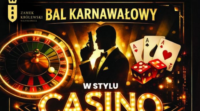 Bal karnawałowy w stylu Casino Royale w Niepołomicach