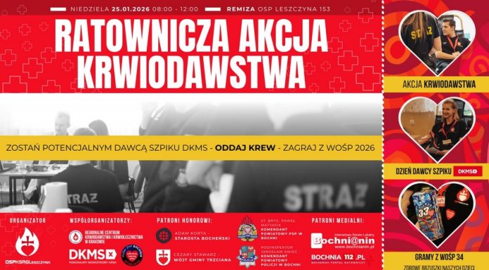 WOŚP. W niedzielę akcja krwiodawstwa i rejestracja dawców szpiku w Leszczynie
