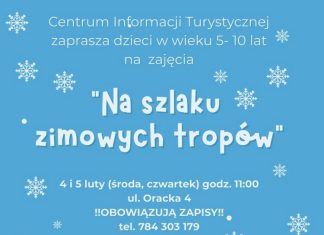 Ferie z CIT w Bochni. Bezpłatne zajęcia dla dzieci „Na szlaku zimowych tropów”