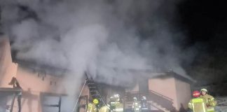 Pożar budynku gospodarczego w Czchowie