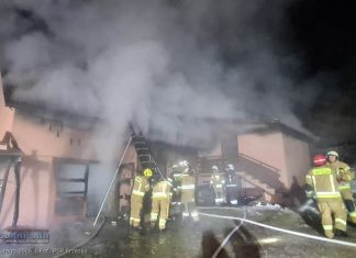 Pożar budynku gospodarczego w Czchowie