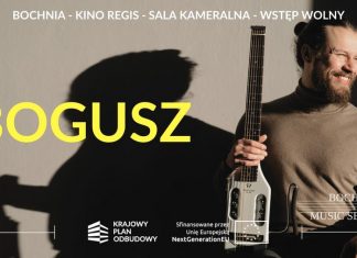Bogusz zainauguruje lutowy cykl Bochnia Music Sessions. Koncert w piątek w MDK