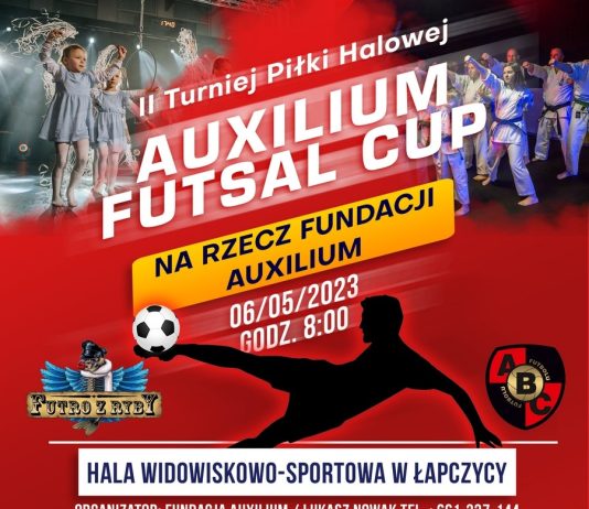 Łapczyca. Auxilium Futsal Cup – sportowe emocje i wielka pomoc dla małego Michała