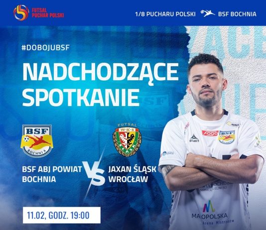 Wracają futsalowe emocje. W środę w Bochni mecz 1/8 Pucharu Polski