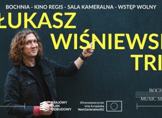 W piątek Bochnia Music Sessions z Łukaszem Wiśniewskim Trio
