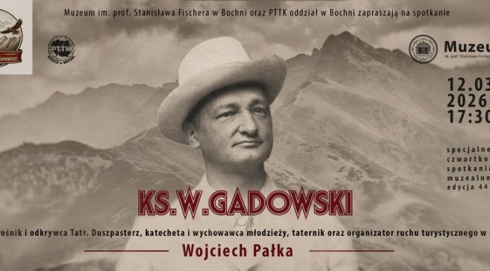 Spotkanie o twórcy Orlej Perci. Muzeum w Bochni przypomni postać ks. Walentego Gadowskiego