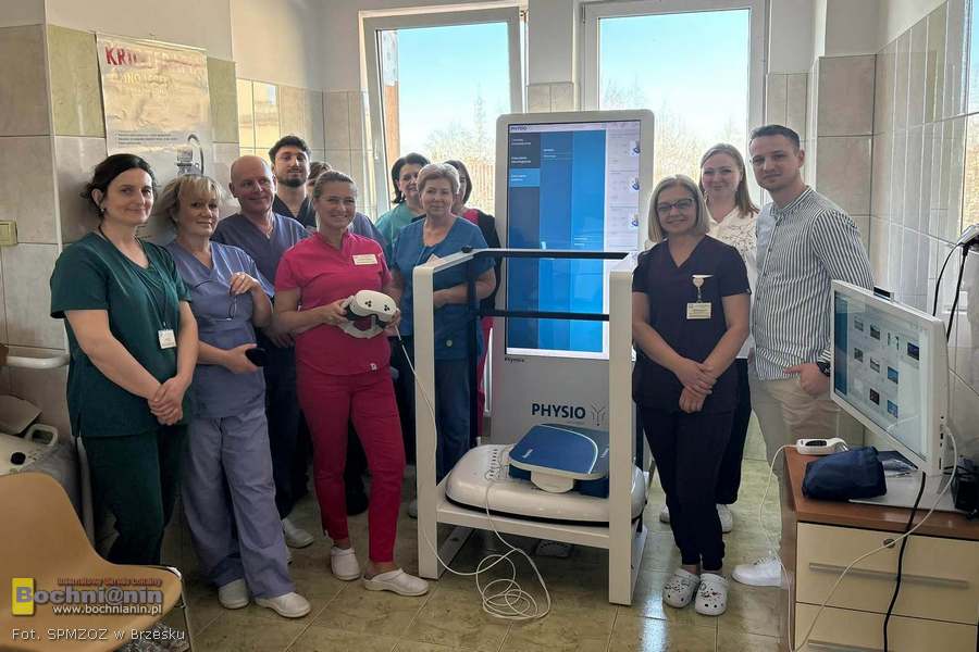 Nowoczesny sprzęt rehabilitacyjny trafił do szpitala w Brzesku – ZDJĘCIA