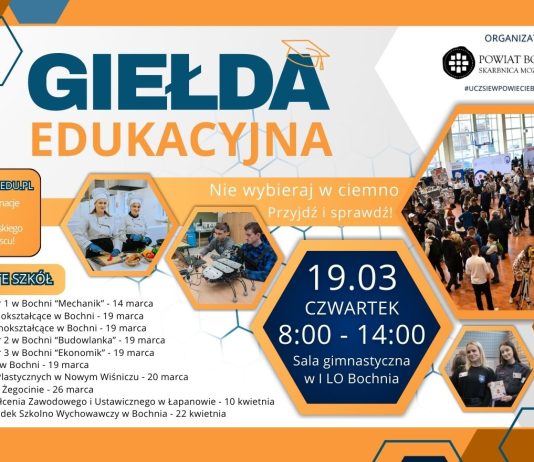 Giełda Edukacyjna dla ósmoklasistów w Bochni. Kiedy Dni Otwarte szkół średnich? – ZOBACZ