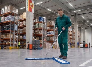 🔸 Profesjonalne sprzątanie z 40% oszczędnością czasu? Poznaj mop nożycowy 2x100cm