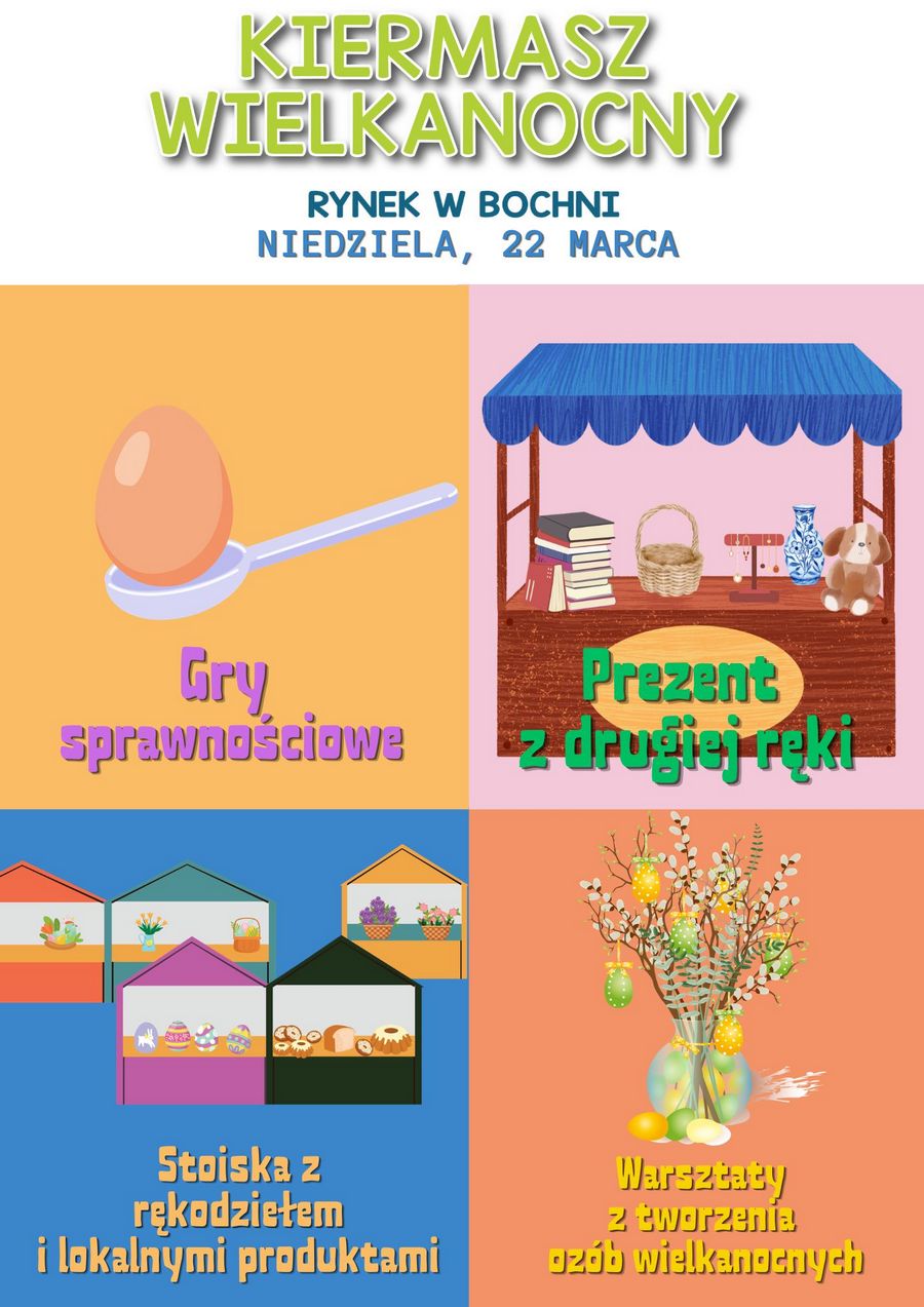 Wielkanocny kiermasz w Bochni już w tę niedzielę