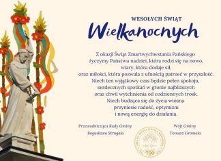 Życzenia od władz Gminy Lipnica Murowana