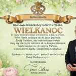 Życzenia od Burmistrza Brzeska
