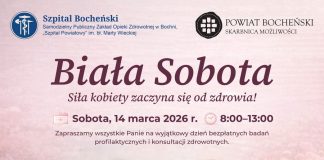 „Biała Sobota” w bocheńskim szpitalu. Bezpłatne badania i konsultacje dla kobiet
