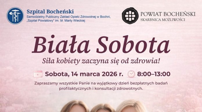 „Biała Sobota” w bocheńskim szpitalu. Bezpłatne badania i konsultacje dla kobiet