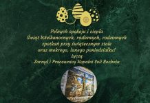 Życzenia od Zarządu i Pracowników Kopalni Soli Bochnia