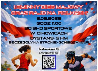 I Gminny Bieg Majowy w Cikowicach. Na starcie staną biegacze i rolkarze