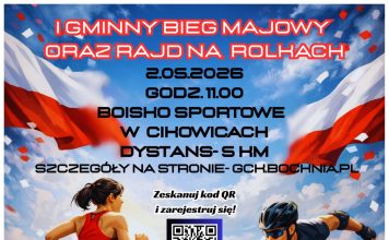 I Gminny Bieg Majowy w Cikowicach. Na starcie staną biegacze i rolkarze