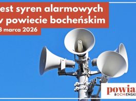 Ćwiczenia alarmowe w Powiecie Bocheńskim – w sobotę zawyją syreny