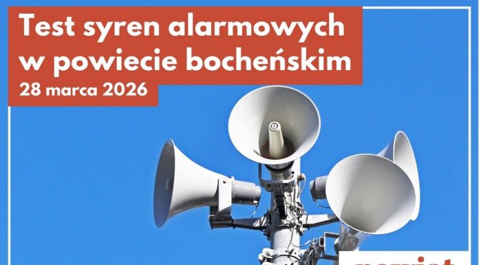 Ćwiczenia alarmowe w Powiecie Bocheńskim – w sobotę zawyją syreny