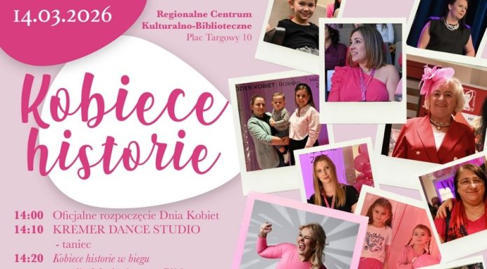„Kobiece Historie” w Brzesku. W sobotę Dzień Kobiet 2026 – PROGRAM