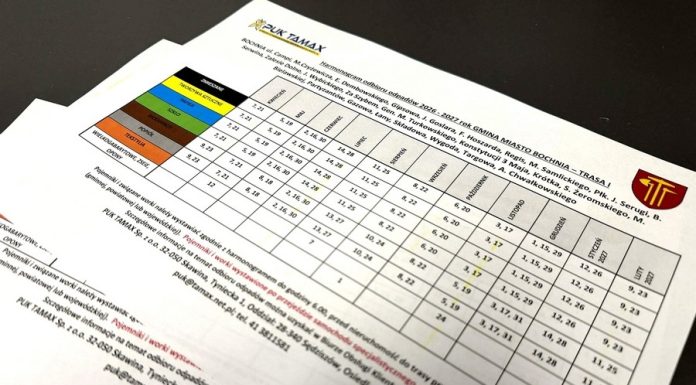 Rusza dystrybucja harmonogramów i worków na odpady w Bochni. Od środy nowy operator