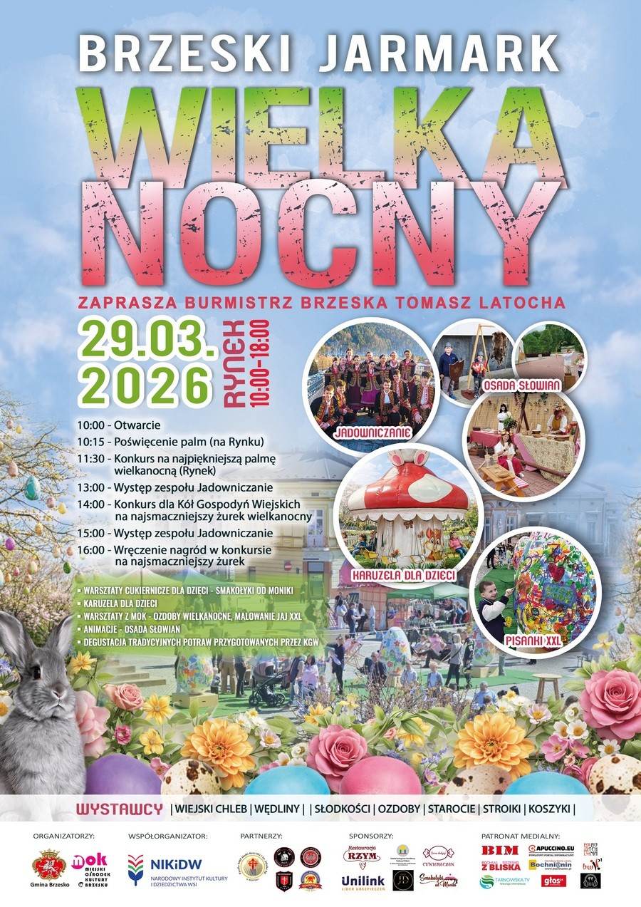W niedzielę Jarmark Wielkanocny w Brzesku – PROGRAM