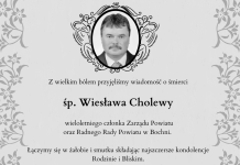 ▪ Kondolencje od władz Powiatu Bocheńskiego