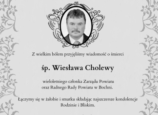 ▪ Kondolencje od władz Powiatu Bocheńskiego