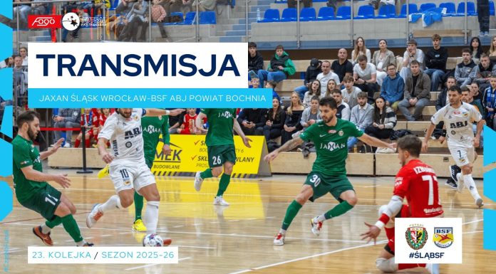 Futsal Ekstraklasa. BSF zagra dziś ze Śląskiem Wrocław mecz „o 6 punktów” – TRANSMISJA