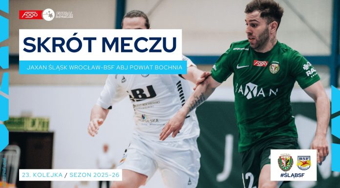 SKRÓT meczu Śląsk Wrocław – BSF ABJ Powiat Bochnia – WIDEO