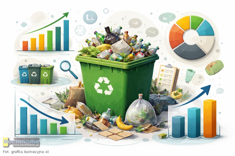 Odpady komunalne w liczbach. Ile Bochnia produkuje odpadów i ile to kosztuje? – ANALIZA
