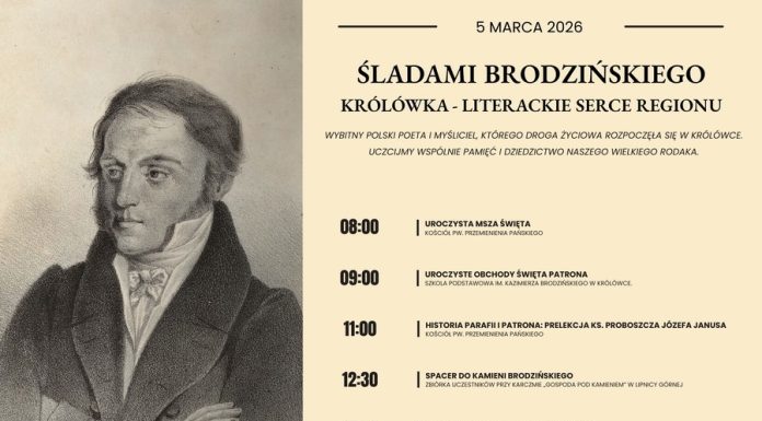 Królówka – Literackie Serce Regionu. Już 5 marca obchody ku czci Kazimierza Brodzińskiego