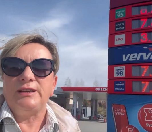 Posłanka PiS nagrała film na Orlenie. „Panie Tusk…”