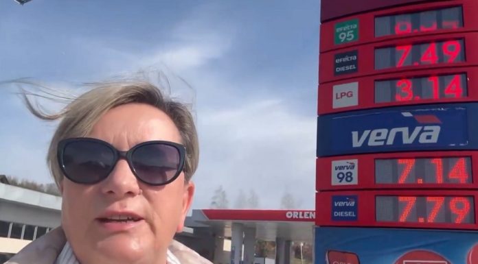 Posłanka PiS nagrała film na Orlenie. „Panie Tusk…”