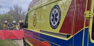 Wypadek quada w Chełmie – pojazd w Rabie, 22-latek zabrany do szpitala – ZDJĘCIA