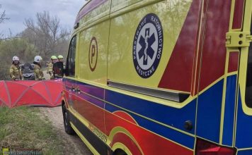 Wypadek quada w Chełmie – pojazd w Rabie, 22-latek zabrany do szpitala – ZDJĘCIA