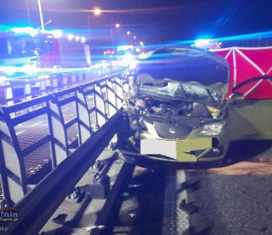 Poważny wypadek na A4 między Brzeskiem a Tarnowem. Lądował śmigłowiec LPR