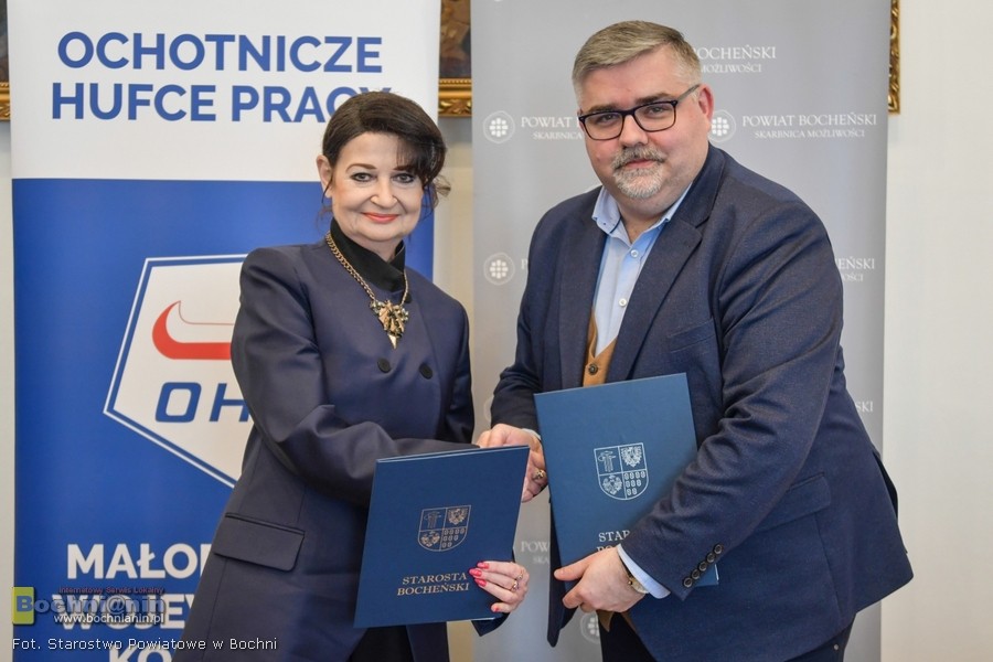 Powiat Bocheński podpisał porozumienie z OHP