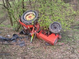 🔴 Wypadek podczas prac leśnych w Łąkcie Dolnej. Na miejscu lądował śmigłowiec LPR
