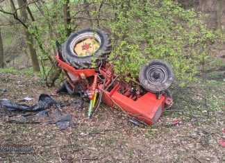 🔴 Wypadek podczas prac leśnych w Łąkcie Dolnej. Na miejscu lądował śmigłowiec LPR