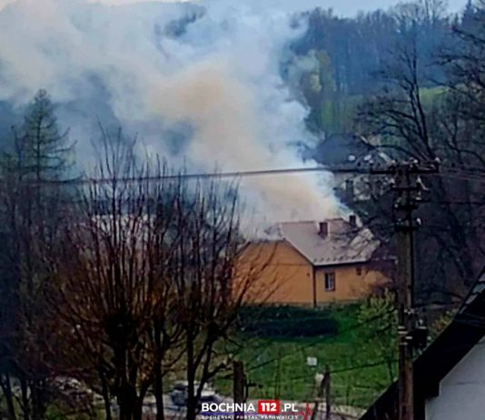 Pożar domu w Olchawie